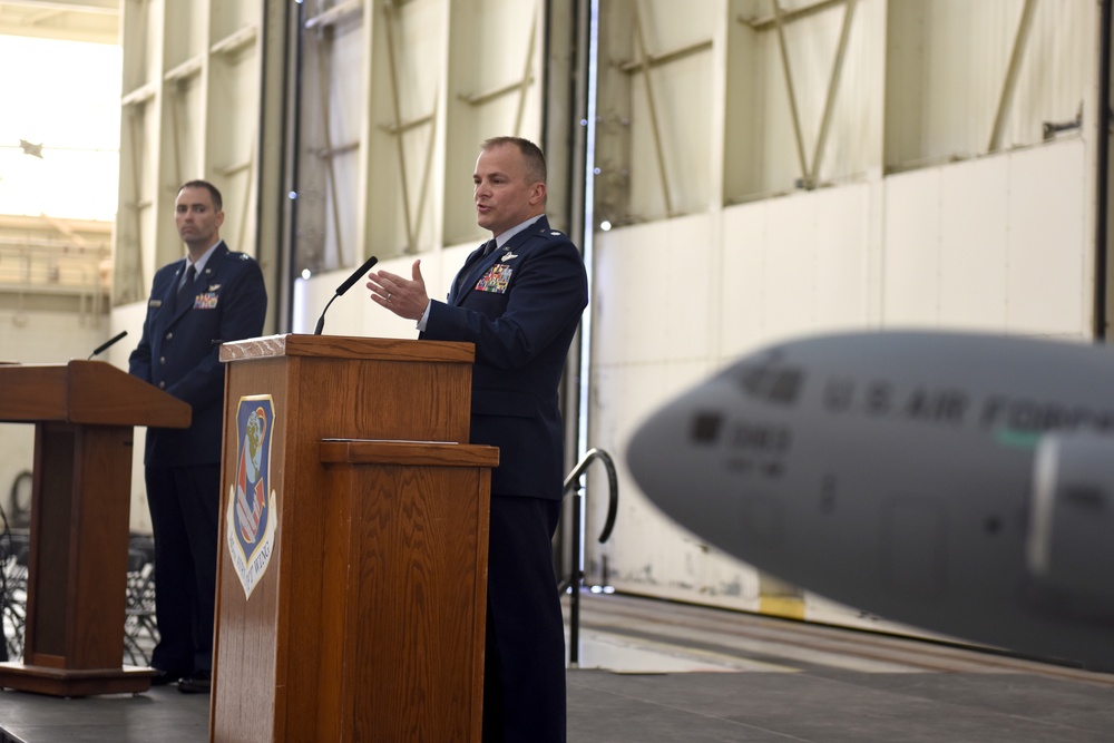 145th Maintenence Group Commander Lt. Col. Gary Dodge promotes to Colonel