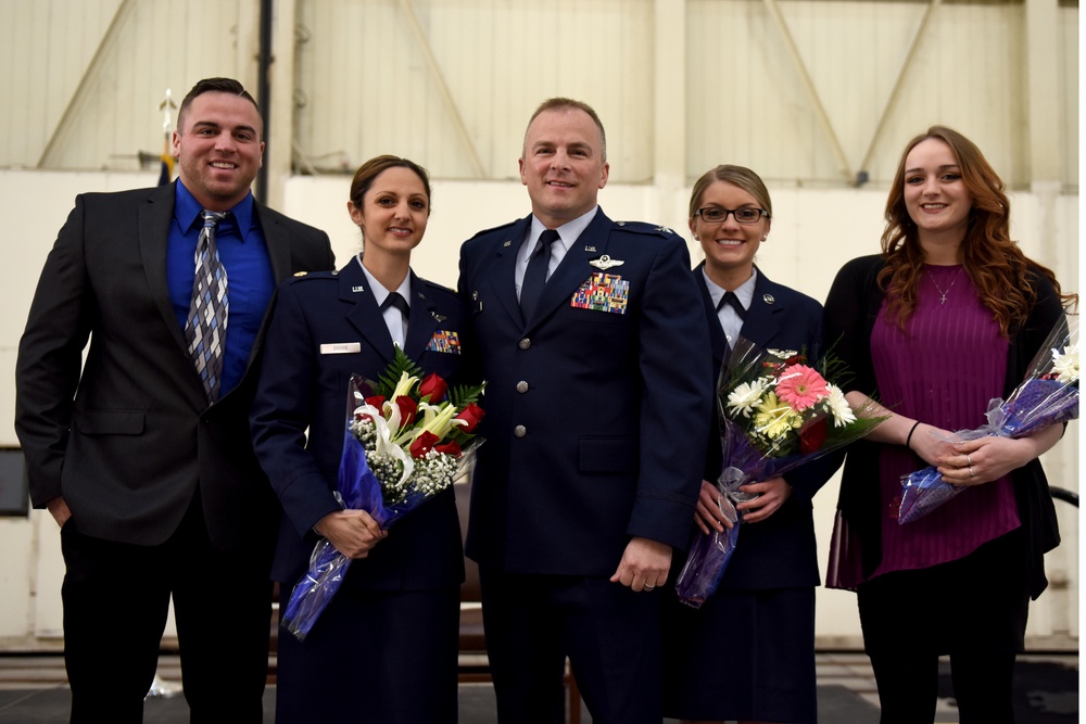 145th Maintenence Group Commander Lt. Col. Gary Dodge promotes to Colonel