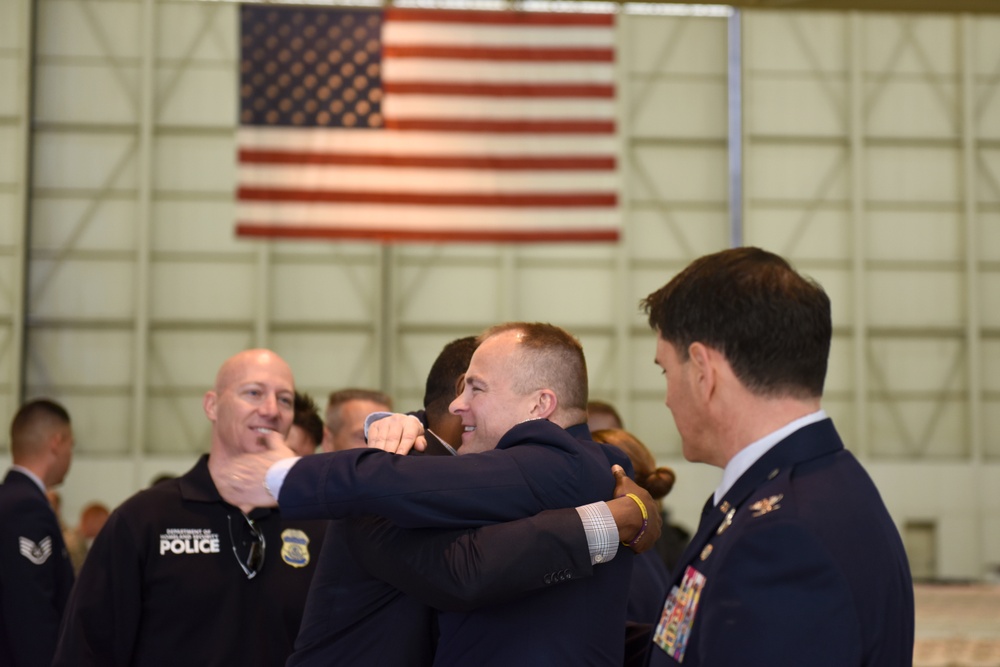 145th Maintenence Group Commander Lt. Col. Gary Dodge promotes to Colonel