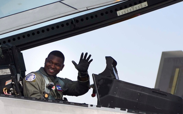 F-22 Raptor Demo attends 2018 FIDAE