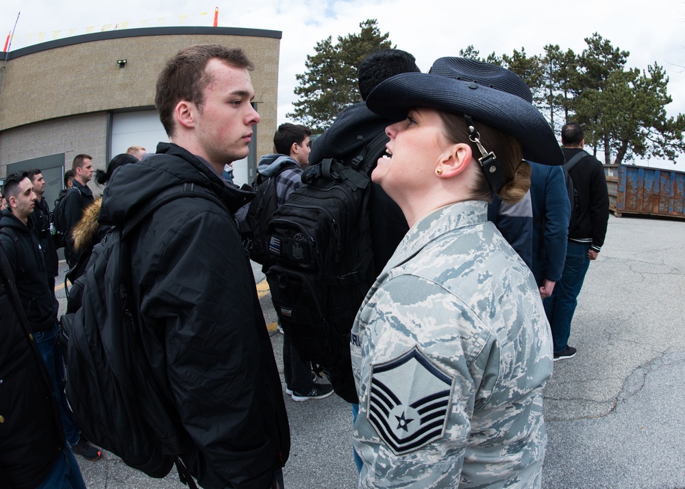 Military Training Instructor Drills 105th Student Flight