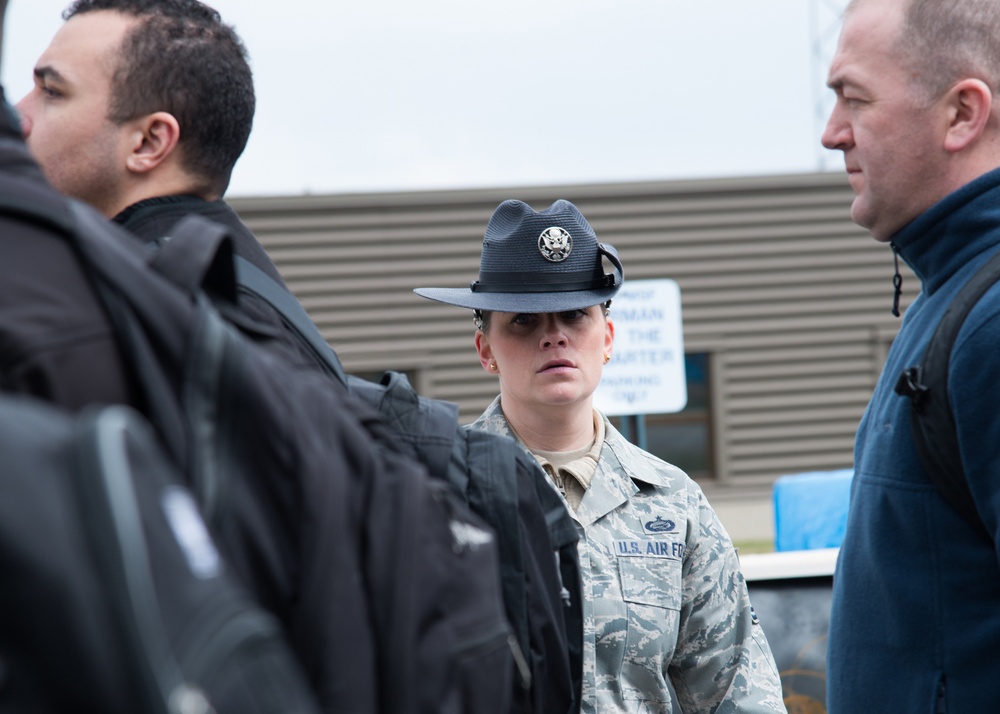 Military Training Instructor Drills 105th Student Flight