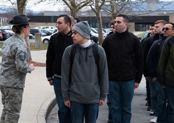 Military Training Instructor Drills 105th Student Flight