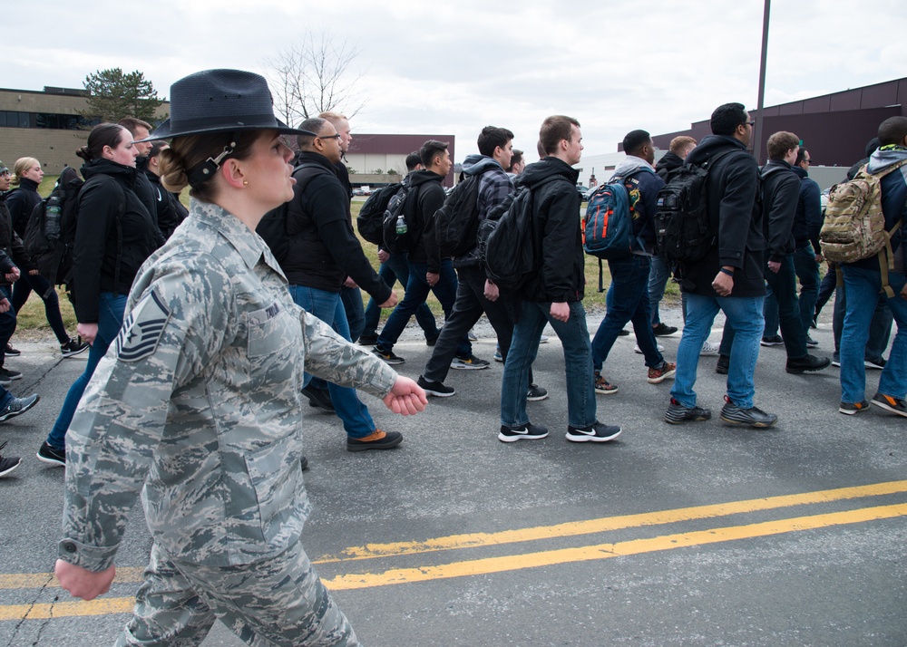 Military Training Instructor Drills 105th Student Flight