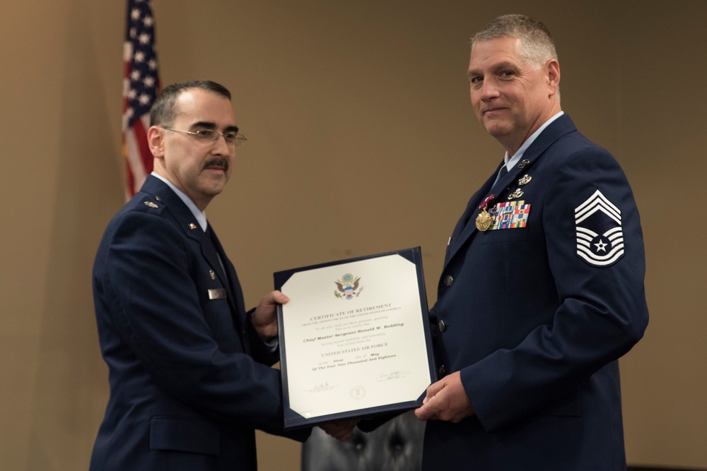 Chief Redding Retires from the 188th Wing
