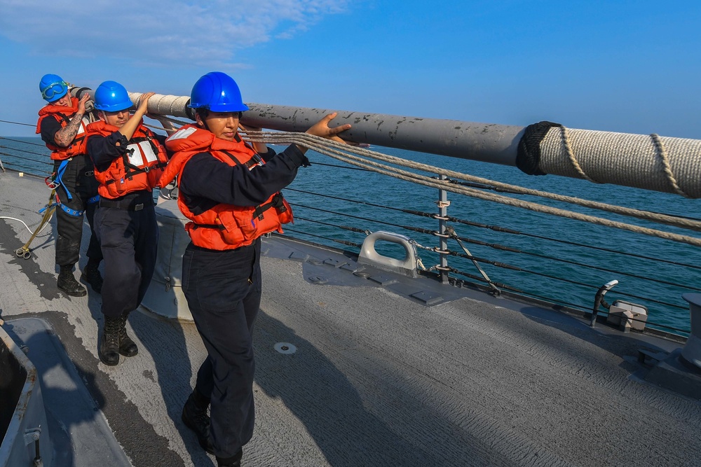 USS Halsey deployment