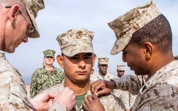 TF 51/5 Marine promoted to lance corporal