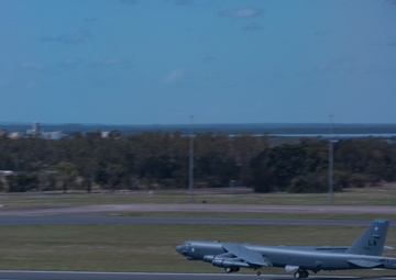 B-52 takes off at RAAF Darwin