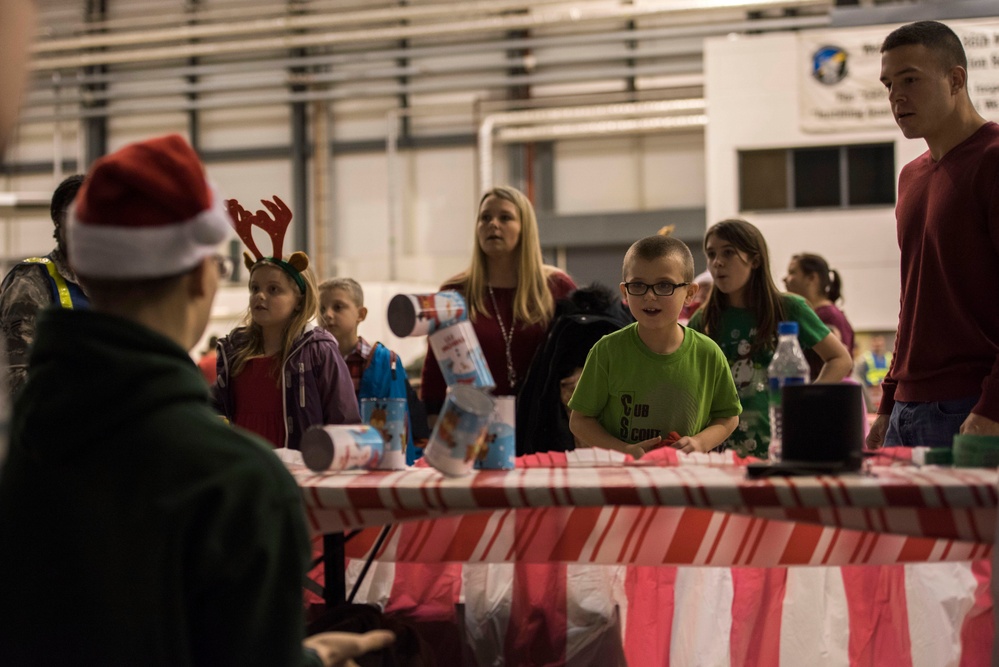 Ramstein celebrates with Rudolph the Red-nosed Herc