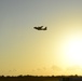 Coast Guard Ocean Sentry flies over training center