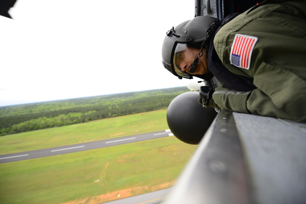 Coast Guard members conduct training