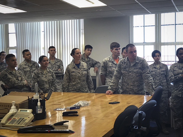 310th Airlift Squadron hosts a squadron tour