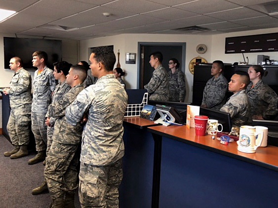 310th Airlift Squadron hosts a squadron tour