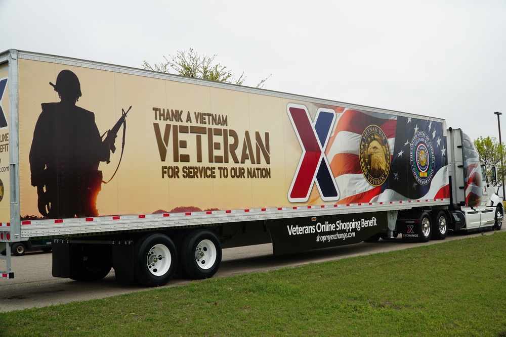 Vietnam Vets honored on Exchange Truck Wraps