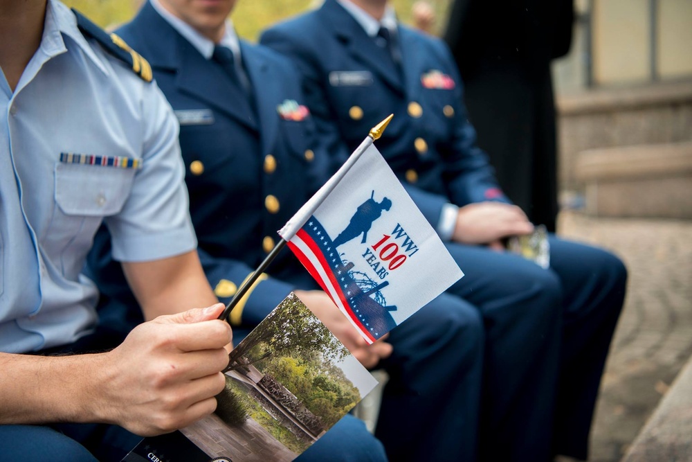 Ceremonial groundbreaking for National WWI Memorial