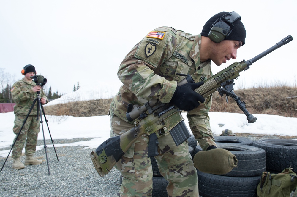 Paratroopers Sharpen Sniper Skills in Alaska
