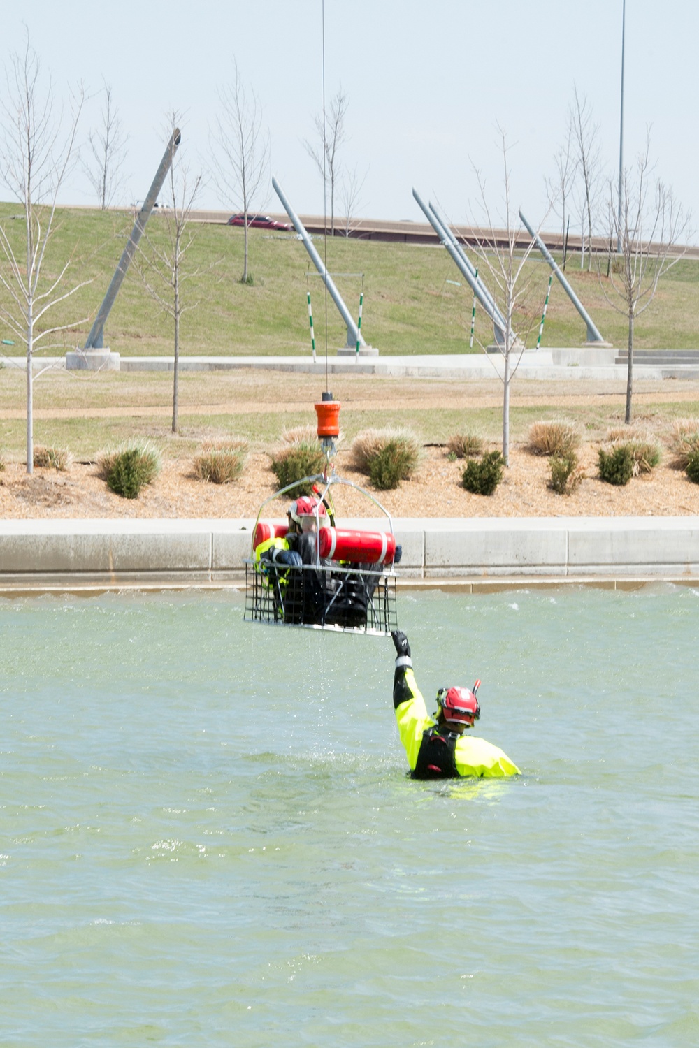 Oklahoma Guardsmen Splash Down with Task Force One