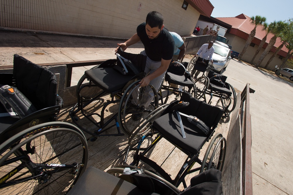 USSOCOM donates wheelchairs to veterans