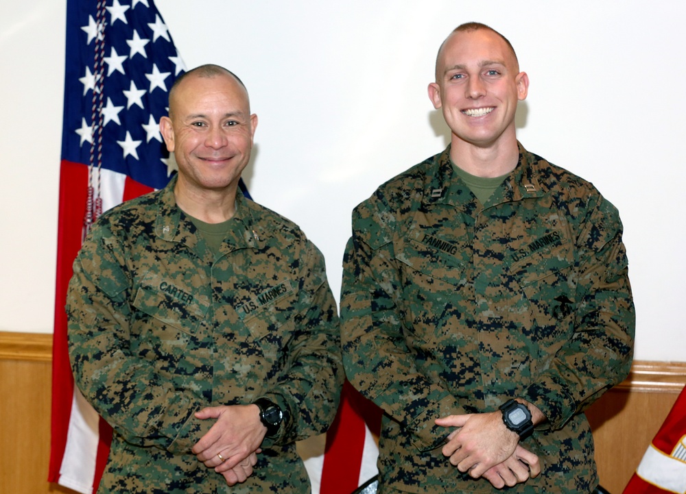 Incoming CBIRF Communications Officer promoted to captain