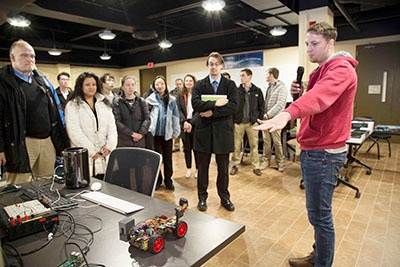 University students visit NUWC Division Newport for Naval Engineering Education Consortium Day