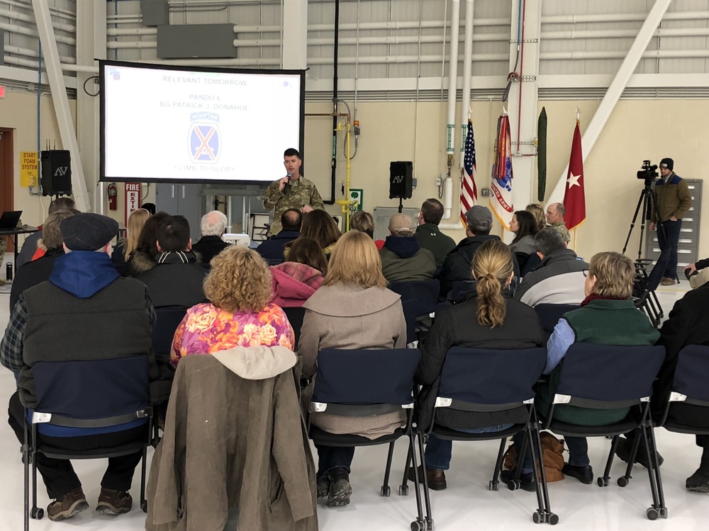 Fort Drum aviators provide local officials with bird’s eye view of Falcon’s Peak exercise