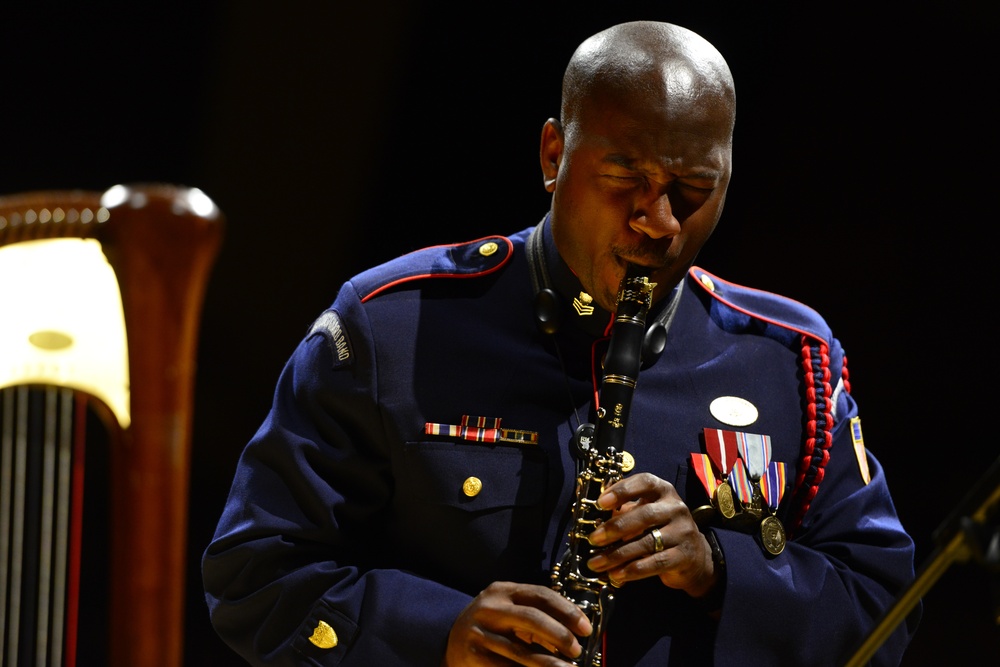 Coast Guard Band performs at Kauffman Center