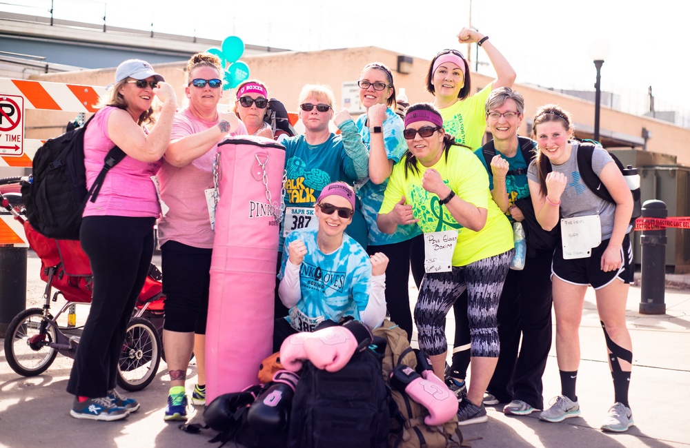 Community rucks in support of sexual assault awareness and prevention