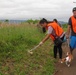 Pearl Harbor Sailors clean bike path