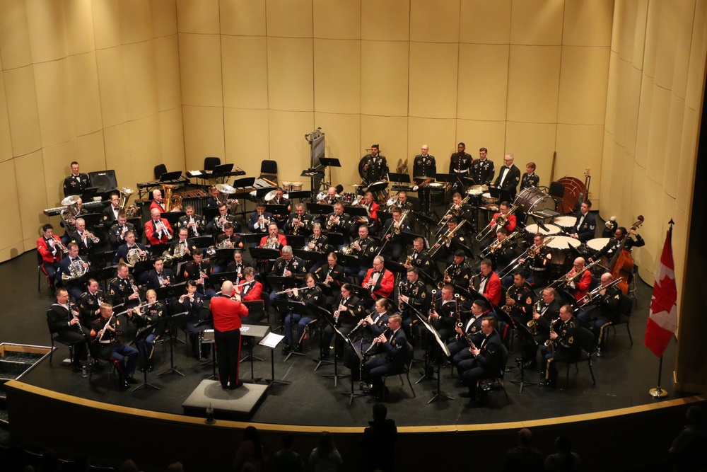 U.S. and Canada come together for the International Military Band Concert
