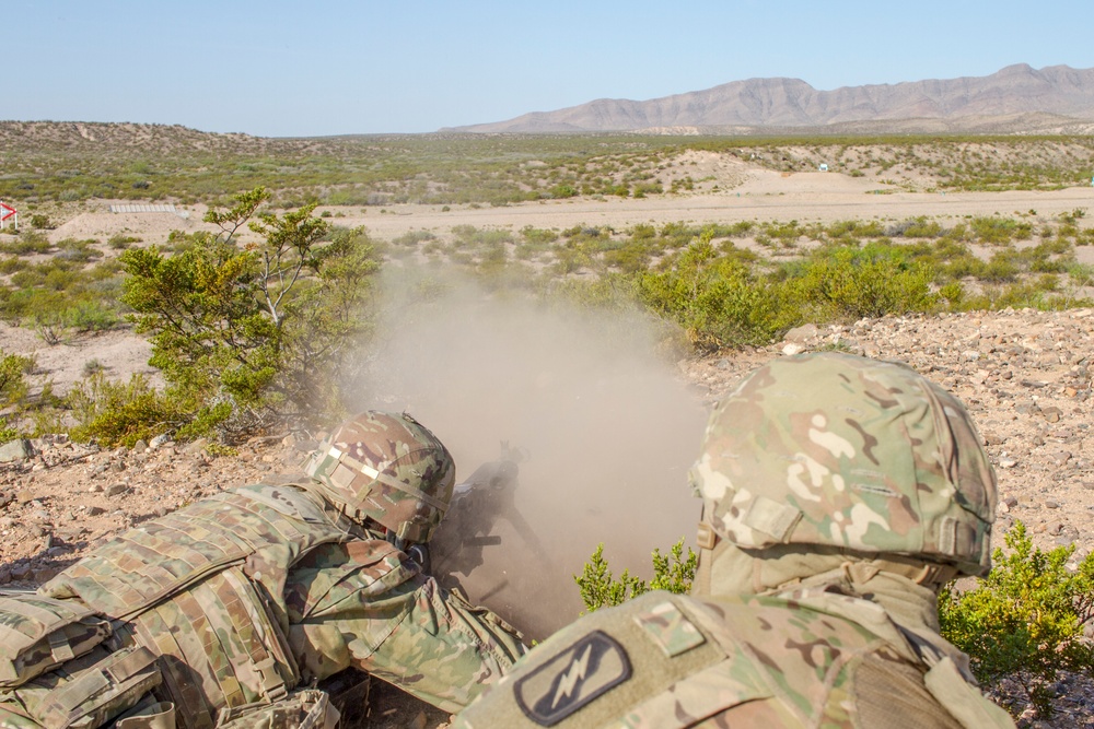 A/1-155 IN Soldiers Conduct Dismounted Maneuvers