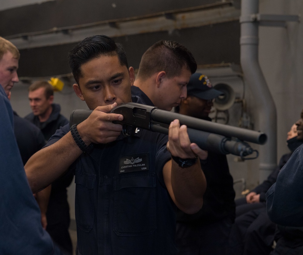 Pearl Harbor Conducts Weapons Familiarization Training