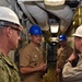 Force Master Chief James W. Osborne visits USS Blue Ridge