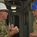 Force Master Chief James W. Osborne visits USS Blue Ridge