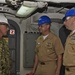 Force Master Chief James W. Osborne visits USS Blue Ridge