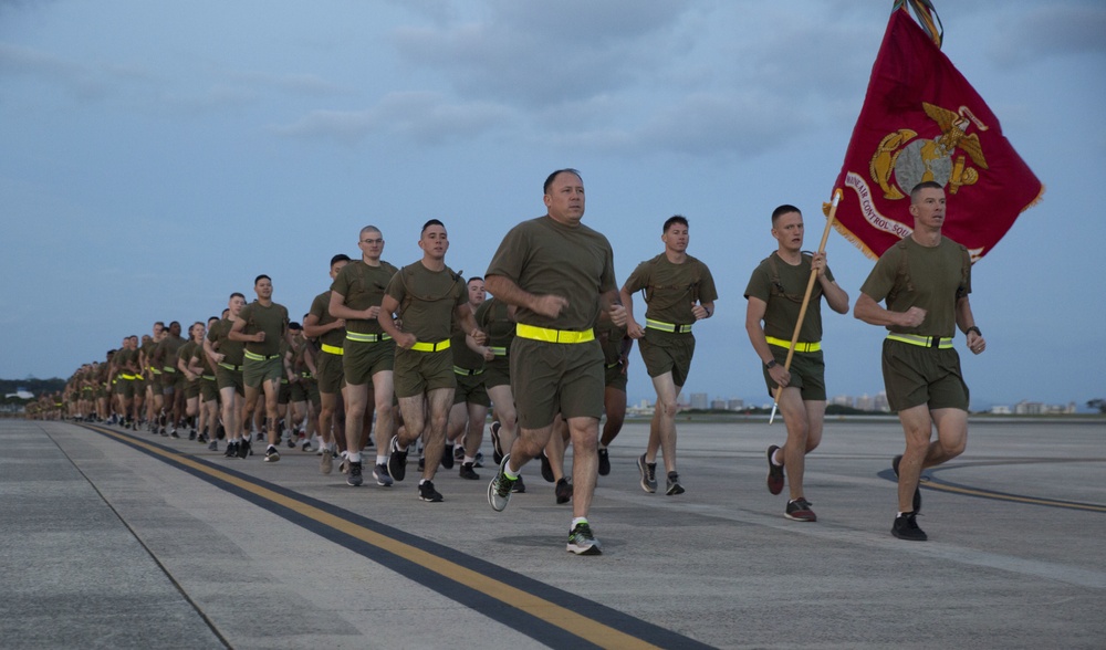 1,000 Marines participate in 1st MAW run