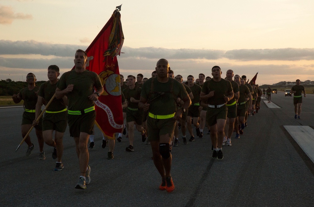 1,000 Marines participate in 1st MAW run