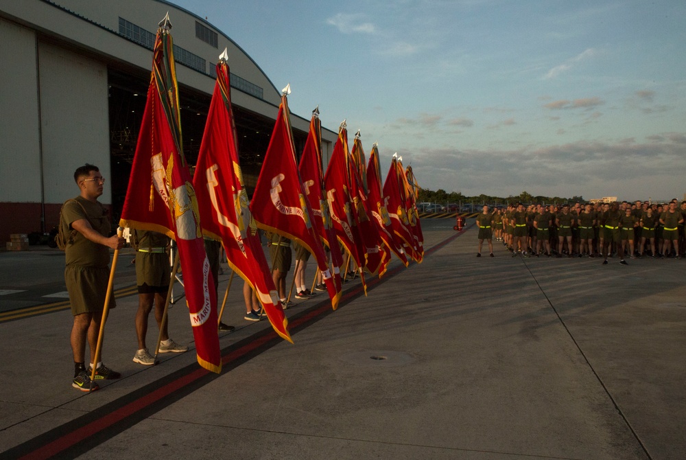 1,000 Marines participate in 1st MAW run