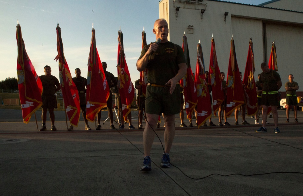 1,000 Marines participate in 1st MAW run