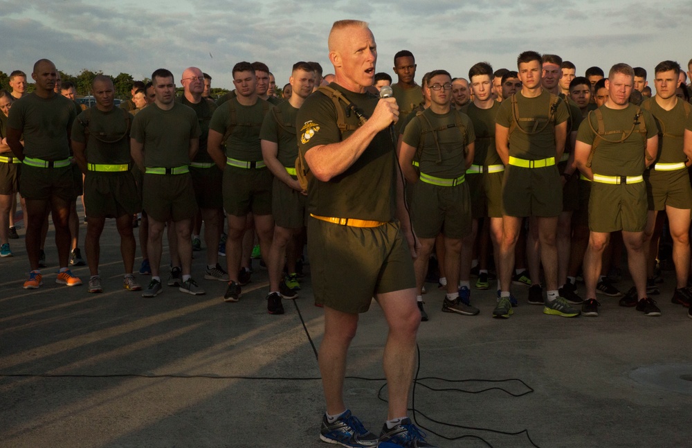 1,000 Marines participate in 1st MAW run