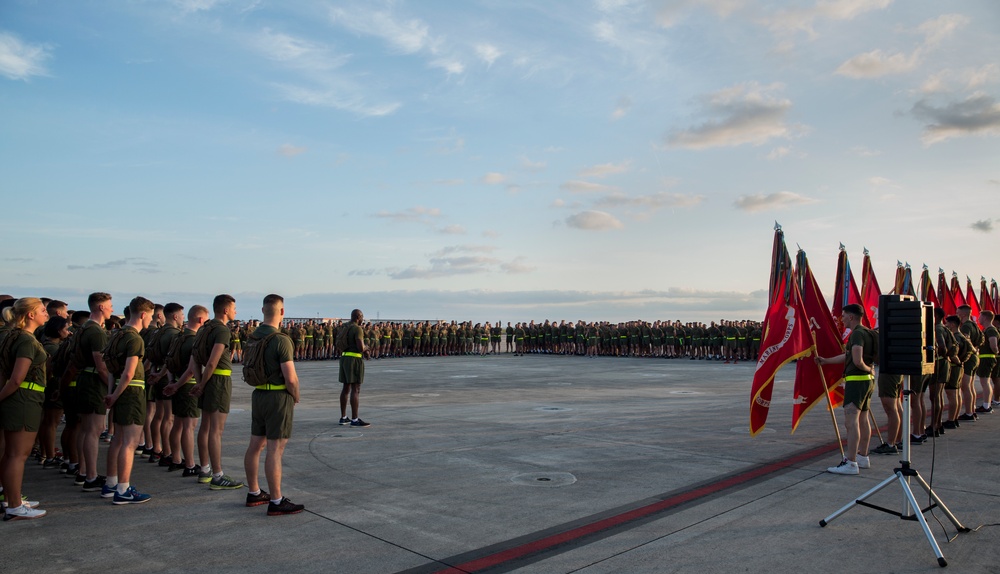 1,000 Marines participate in 1st MAW run