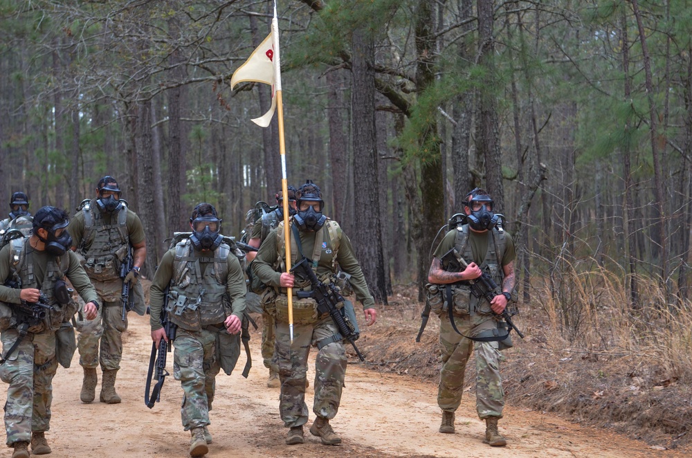 Support Paratroopers Compete in Best Squad Competition