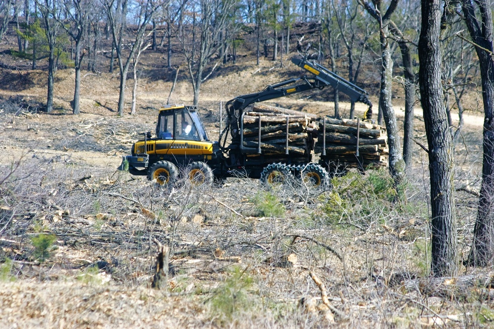 Fort McCoy timber harvest improves training capability, environment
