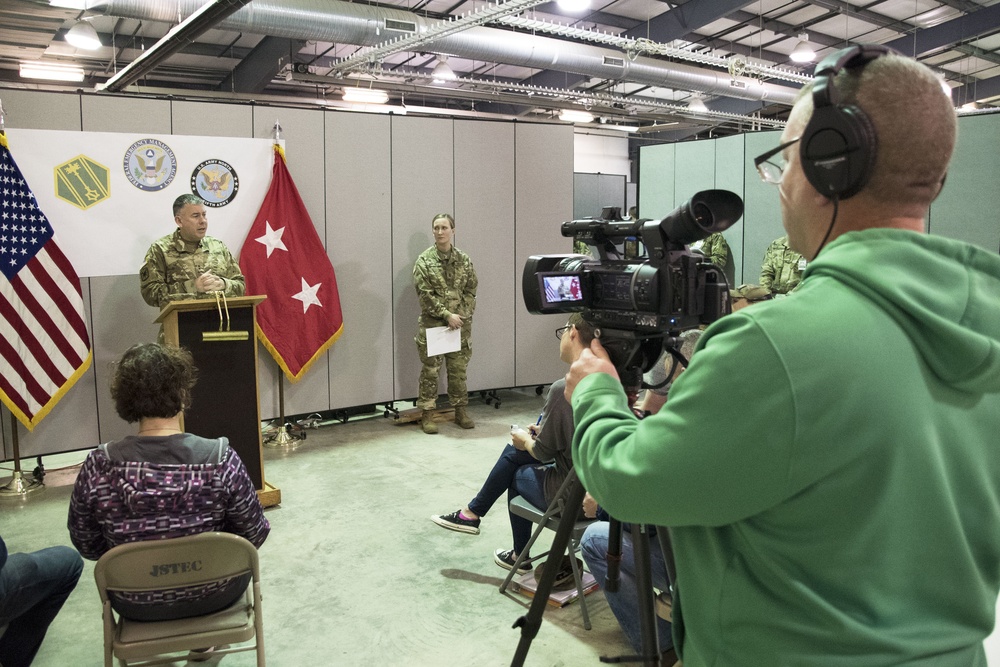 TF 46 Conducts Mock Interview During Exercise Vibrant Response