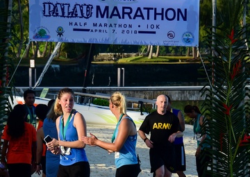 Mathews Completes First Marathon
