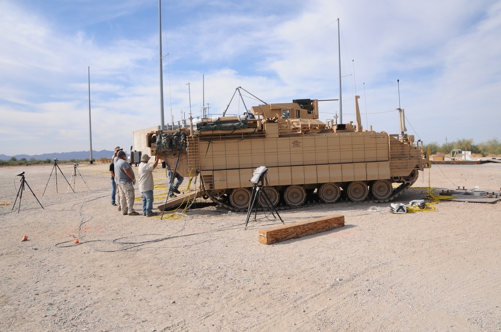 New armored vehicle tested at U.S. Army Yuma Proving Ground