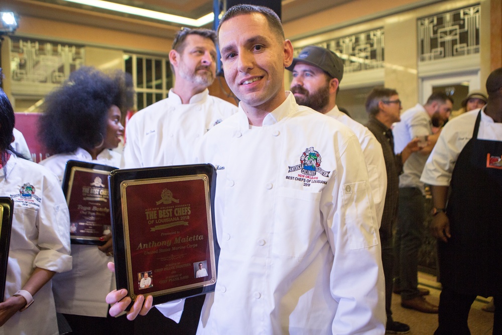 MARFORRES chef competes in annual Best Chef Louisiana competition