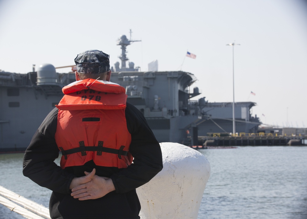 USS Harry S. Truman (CVN 75) and German frigate FGS Hessen (F 221) Depart Naval Station Norfolk