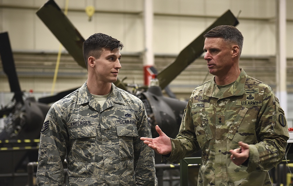 Airman receives first ever Army Instructor Badge