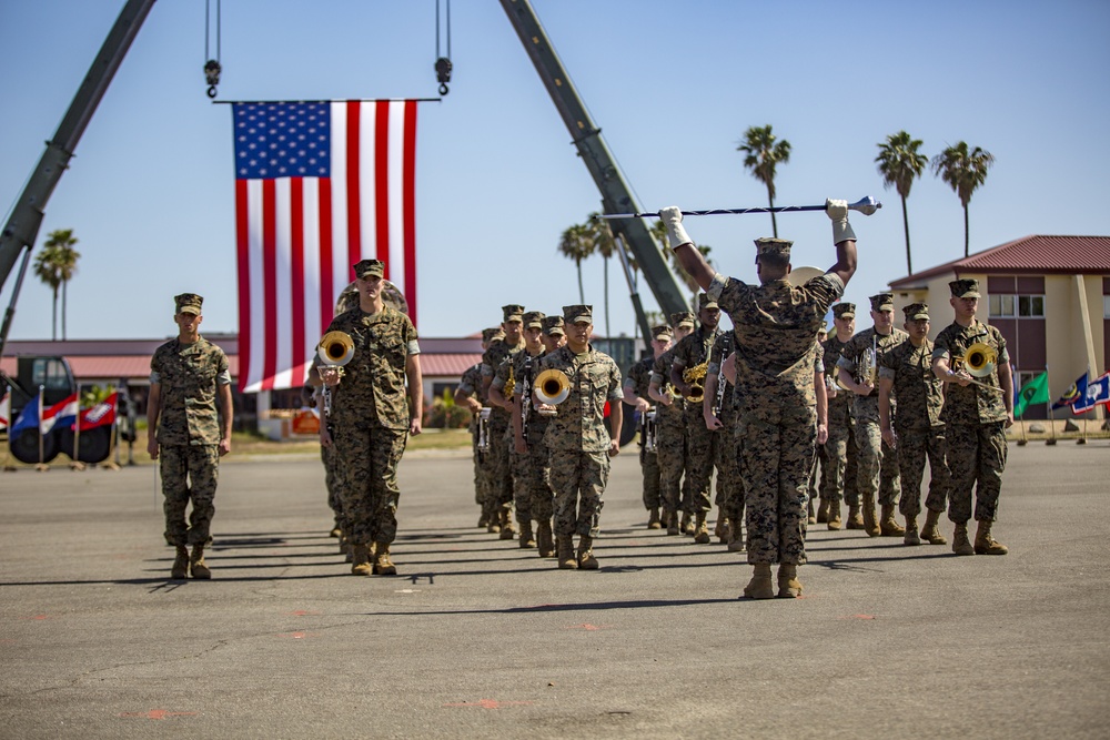 I Marine Expeditionary Force Marine Support Battalion stand up