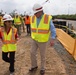 Assistant Secretary of the Army for Civil Works R.D. James, tours the Rio Puerto Nuevo, flood risk management project, April 11, 2018